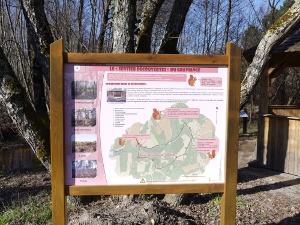 sentier pédagogique à Lapouyade en nord Gironde